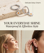 Load image into Gallery viewer, Daisy hoops