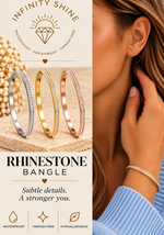 Load image into Gallery viewer, Rhinestone Bangle