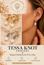 Load image into Gallery viewer, Tessa knot earings