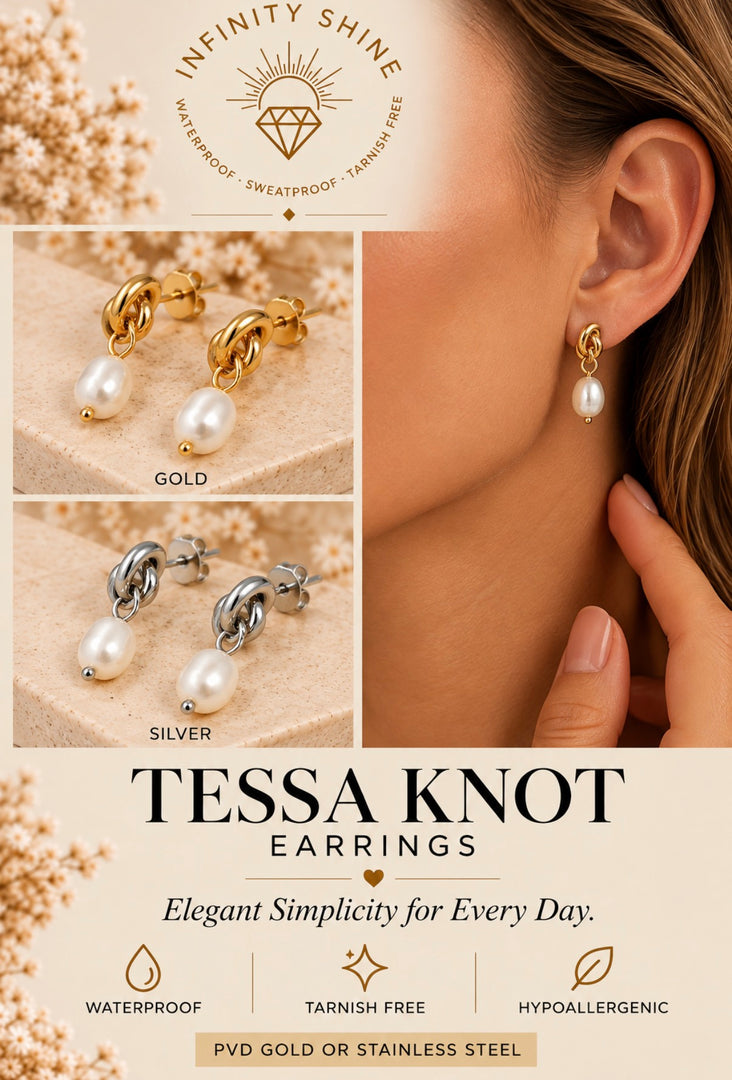 Tessa knot earings