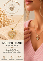 Load image into Gallery viewer, Sacred Heart Necklace