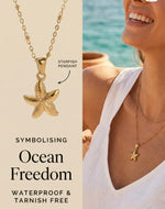 Load image into Gallery viewer, Starfish Necklace