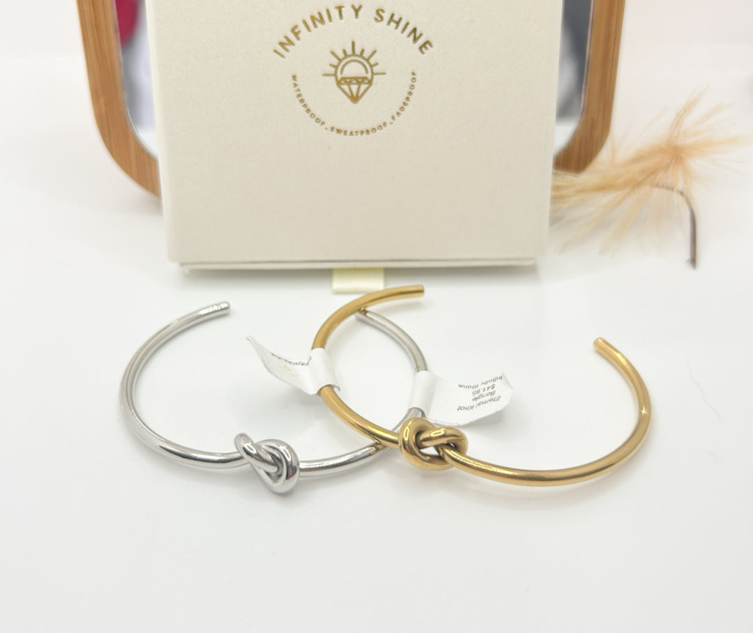 Eternal knot Bangle