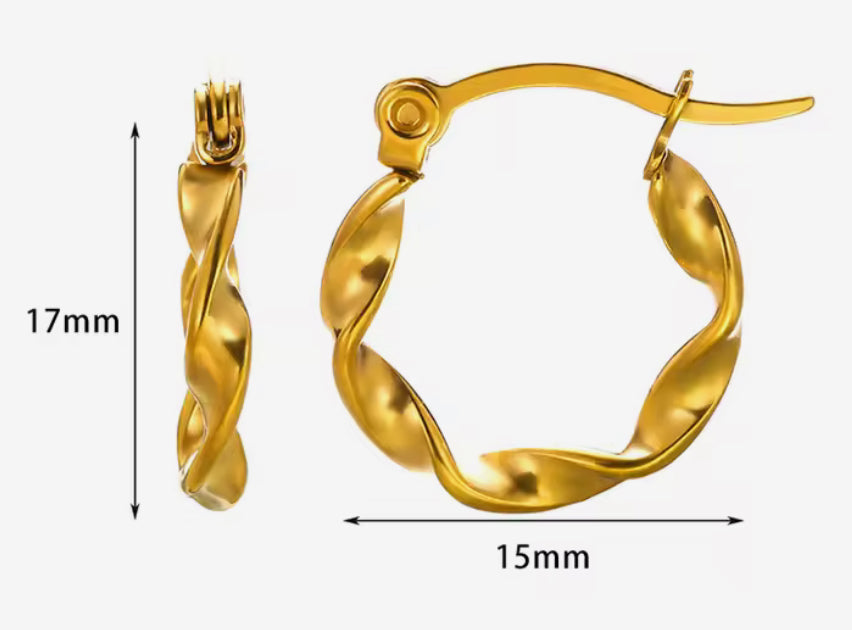 Twist Hoops