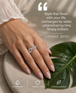 Load image into Gallery viewer, Triple hearts ring
