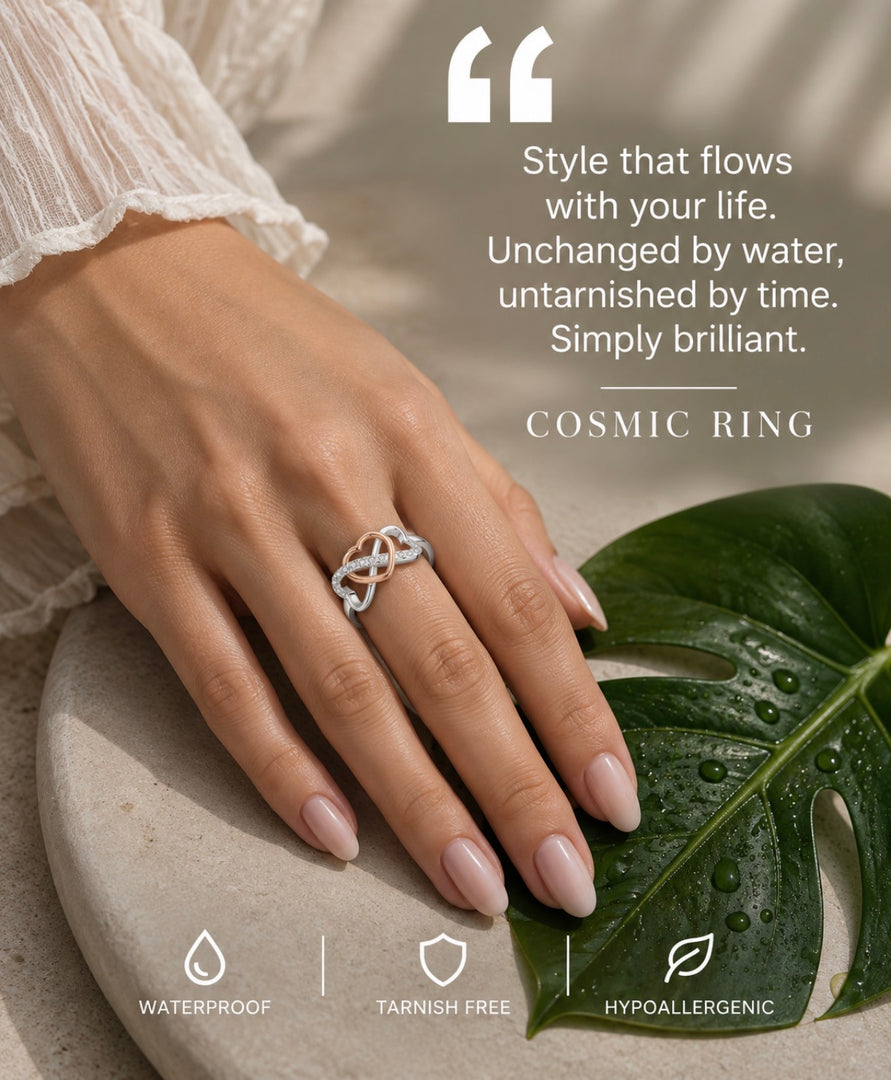 Triple hearts ring