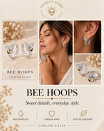 Load image into Gallery viewer, Bee hoops