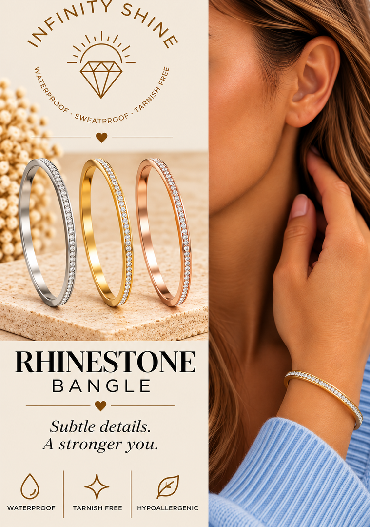 Rhinestone Bangle