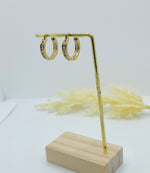 Load image into Gallery viewer, Crystal hoops