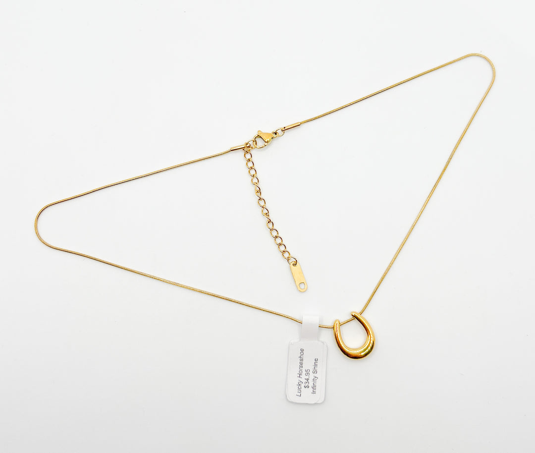 Lucky horseshoe necklace