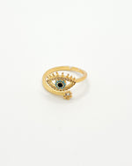 Load image into Gallery viewer, Lucky Evil Eye Ring