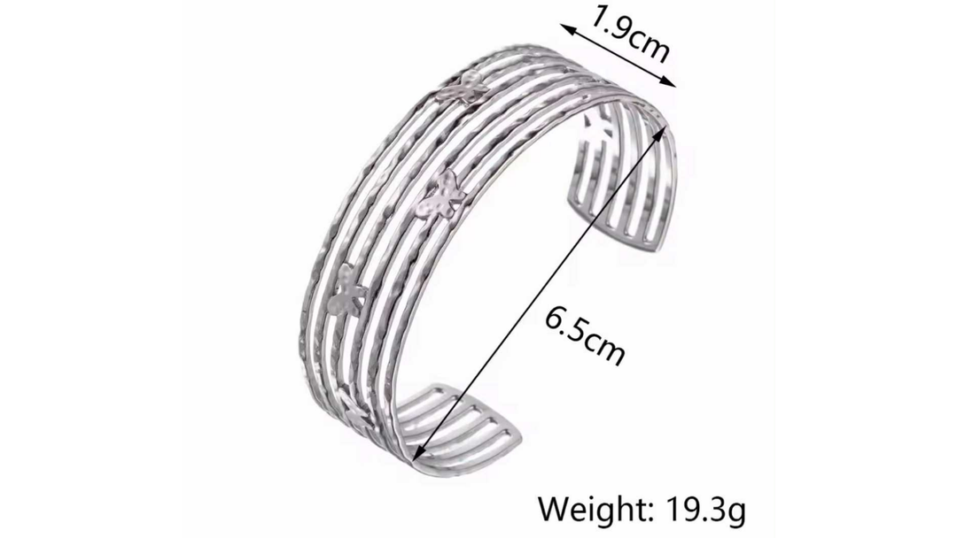 Butterfly bangle