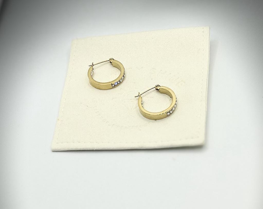 Crystal hoops