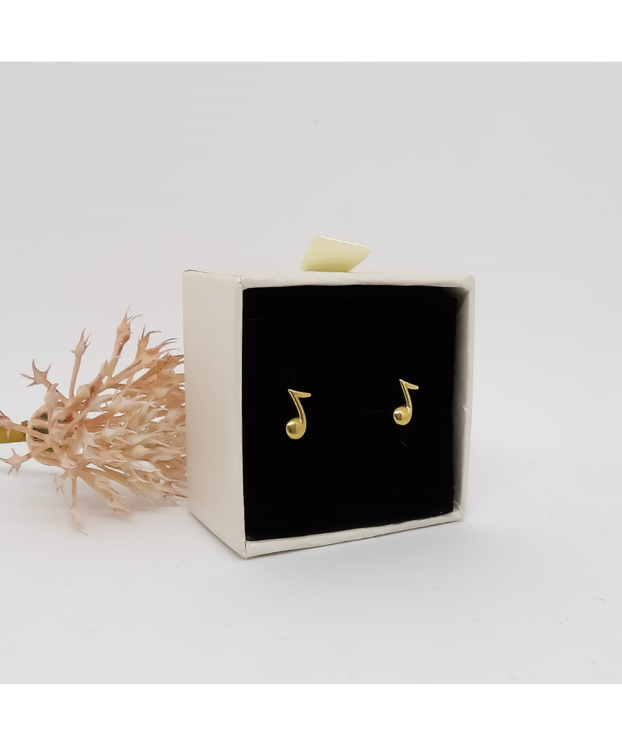 Music note studs