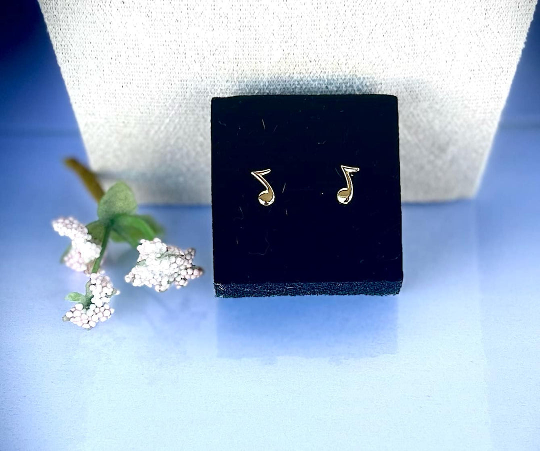 Music note studs