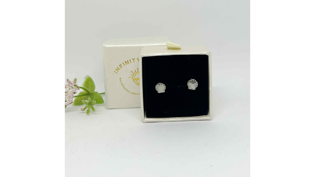Shell Studs $17.95