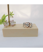 Load image into Gallery viewer, Triple hearts ring